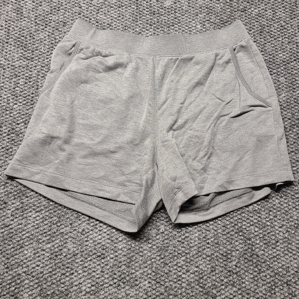 Banana Republic Sweat Shorts Women XS Heather Gray Elastic Waist Summer Mid Rise